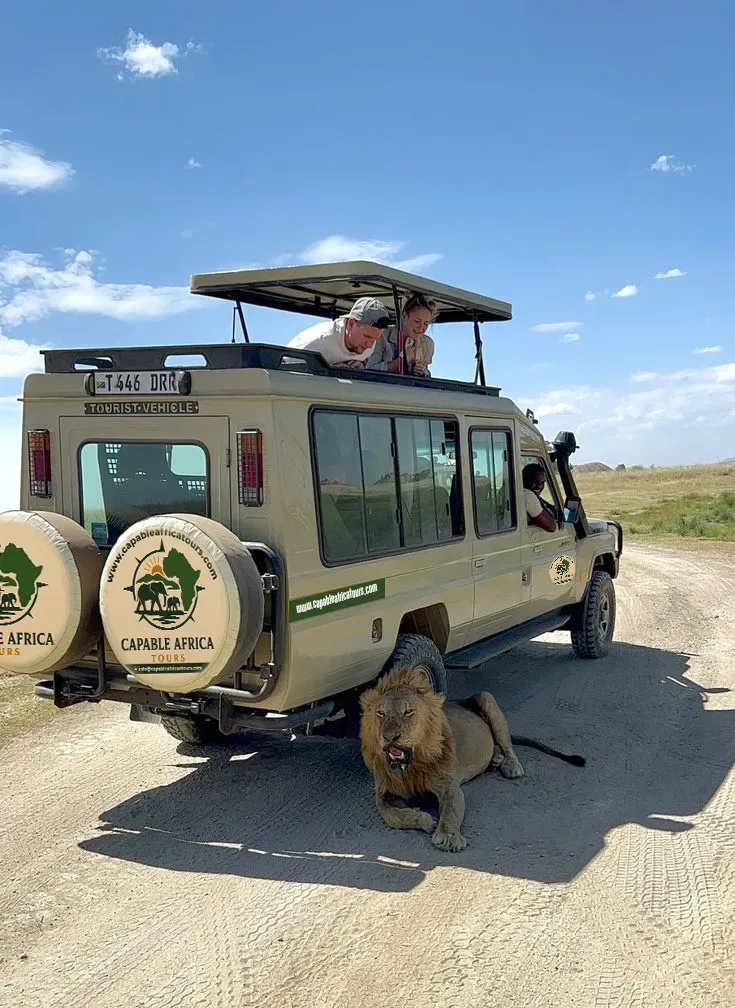 Vue de cratère ngorongoro