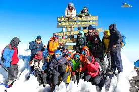 Uhuru Peak on Kilimanjaro Uhuru Peak on Kilimanjaro
