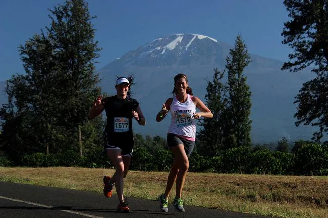 Kilimanjaro Marathon runners