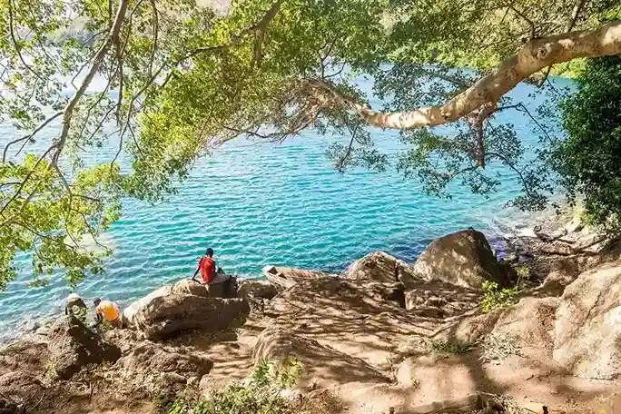 Vue du lac Chala
