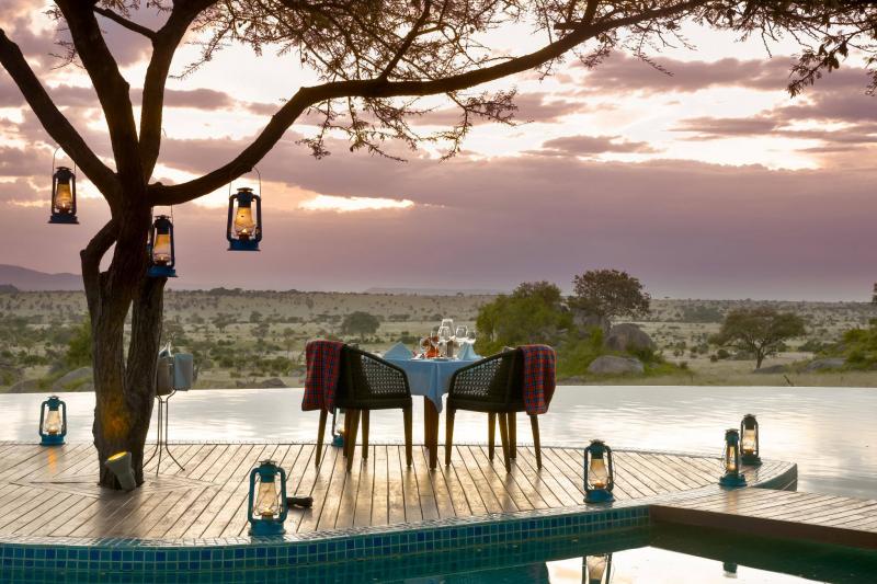 Luxury safari lodge in Serengeti