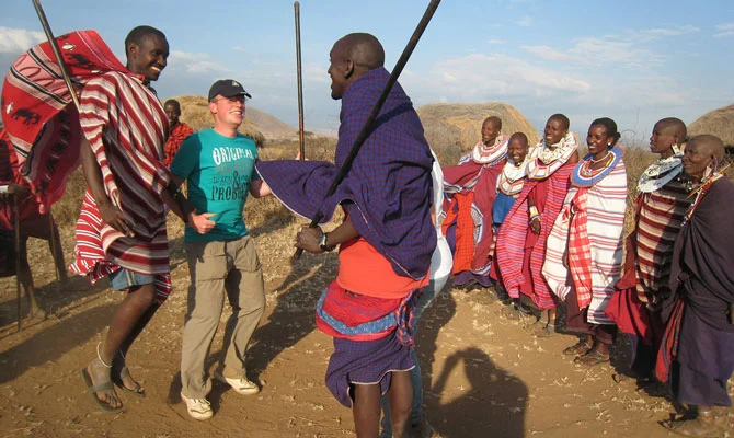 Maasai village festive activities