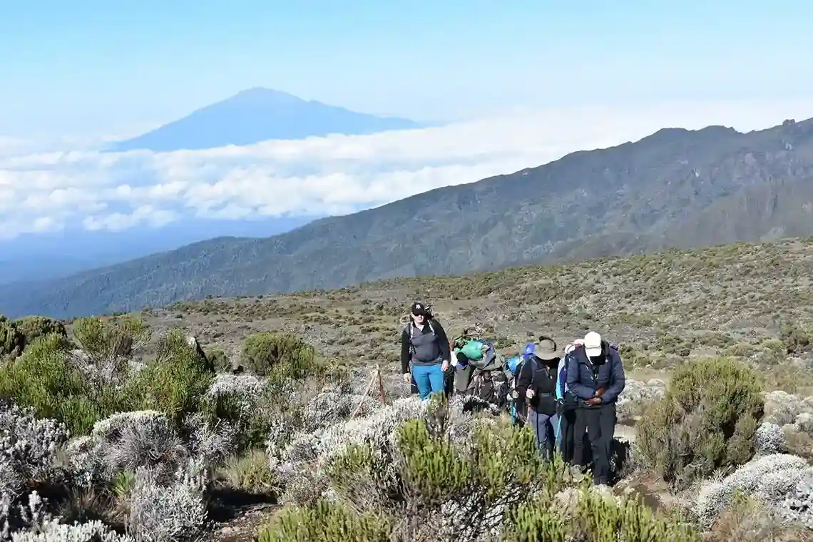 Randonnée du jour du mont Meru