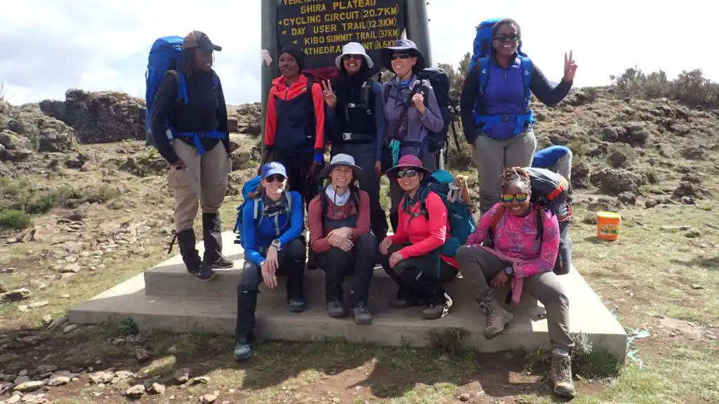 Women at Kilimanjaro Summit